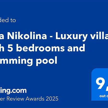 Villa Nikolina - Luxury Villa With 5 Bedrooms And Swimming Pool Vodnjan Extérieur photo